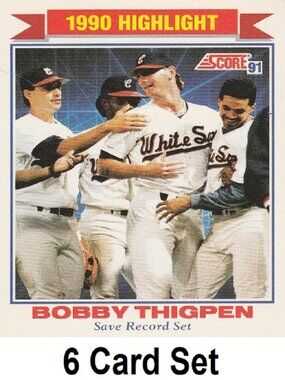 Bobby Thigpen Baseball Card Collection